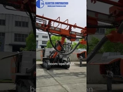 Equipo de perforación hidráulico de la roca DTH con profundidad del compresor de aire los 35m