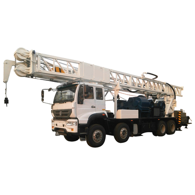 calidad  Borehole Water Well Drill Rig 600m Truck Mounted With Mud Pump Fábrica