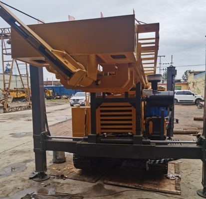 Taladro montado pista completamente hidráulica Rig Machines de la perforación de GL350S para la perforación de los 350m