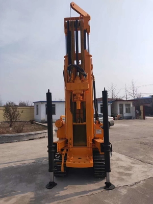 perforadora de la correa eslabonada de 260A los 300m, taladro compacto Rig For Home Garden