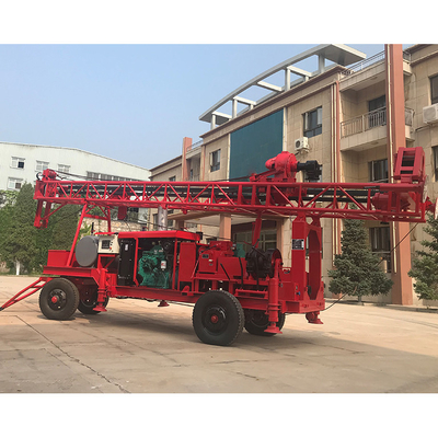 GL - pequeño poder bien del motor de Rig Portable Trailer Mounted Diesel de la perforación de IIA los 300m