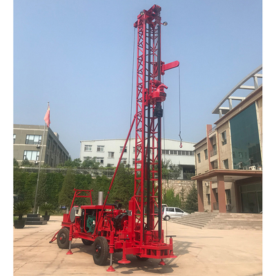 GL - pequeño poder bien del motor de Rig Portable Trailer Mounted Diesel de la perforación de IIA los 300m