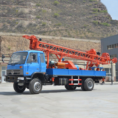taladro Rig Off Road Truck Mounted del pozo de agua de los 400m Dongfeng 4x4 para la perforación del fango