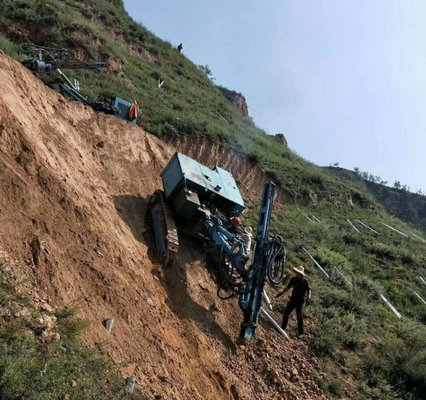 Taladro de roca de la explotación minera a cielo abierto Rig Diesel Powered For Open Pit Drilling