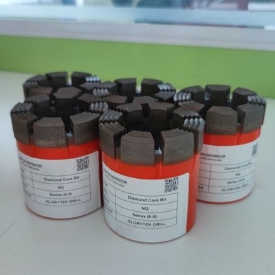 Línea de cable Impregnado Core de diamantes Bits Herramientas de perforación fácil de recolectar muestras Operaciones