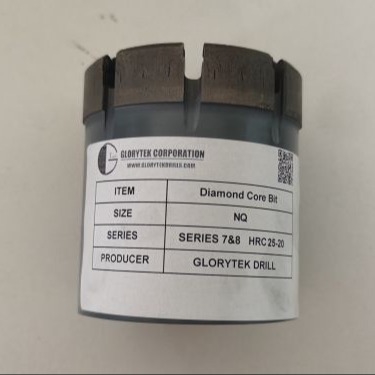 Pedazo del barril de base de Aq Bq Nq, pedazos impregnados de base para la exploración mineral del cable metálico