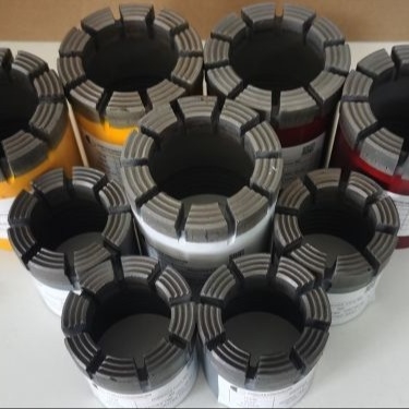 Muestreo de Diamond Impregnated Drill Bit, heavy del Hq Diamond Core Bit For Soft