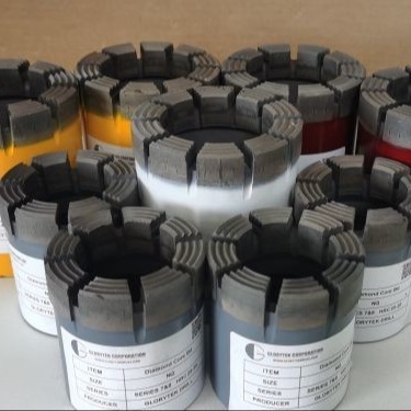 Muestreo de Diamond Impregnated Drill Bit, heavy del Hq Diamond Core Bit For Soft