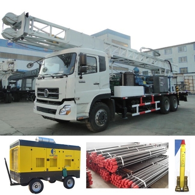 Perforación de DF300 6*4 que perfora el motor diesel de Rig Truck Type Powered By