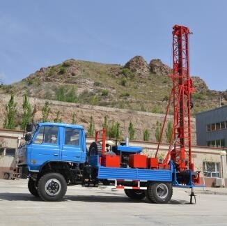 Perforación de heavy montada camión de Rig Water Well Machines For de la perforación de GL-IIA los 300m