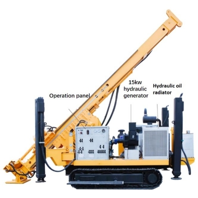 taladro hidráulico Rig Machine For Core Sampling de la exploración de la correa eslabonada de los 800m