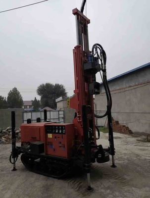 180 metros de la perforación GL-180R riegan el taladro Rig Full Hydraulic Rubber Crawler del pozo