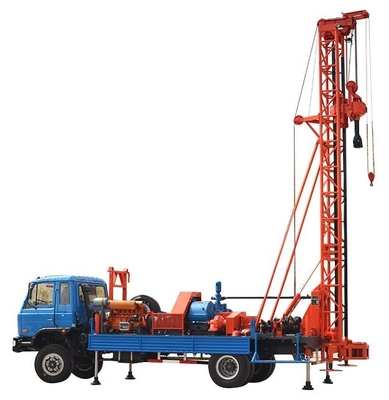 la pequeña plataforma de perforación del pozo de agua de los 400m rodó el camión Off Road Borewell circulación reversa