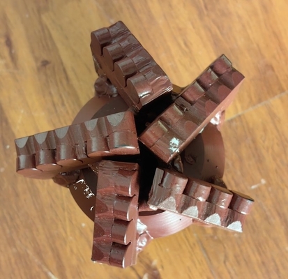 Perforación Pdc de arrastre de 131 mm duradera para máquinas mineras