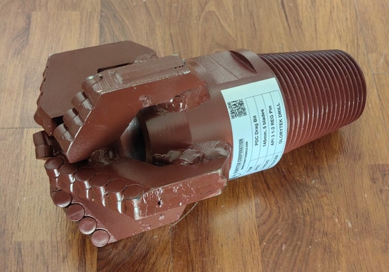 145 mm Pdc Drag Bit Dent Drill en formaciones rocosas o pozos de agua