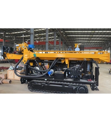 Chasis de rastreador Rig de perforación de exploración hidráulica completa Glxd-4 para muestreo de roca profunda