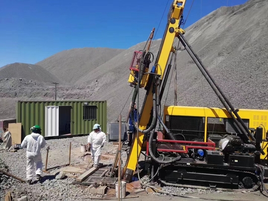 GLDX-5A NQ Plataforma de perforación de núcleo de diamante con núcleo de cuerda hidráulica completa 1300m
