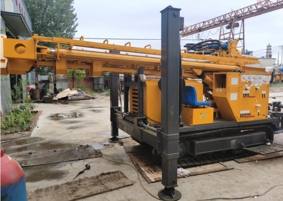 330m Crawler Pneumático Rotativo de Aguas Pozo de Perforación Rig de aire compresor de agua Pozo de perforación de la máquina