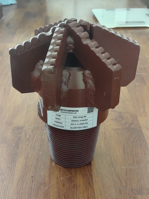 6 alas paso cara 225 mm Carbide Drag Bit