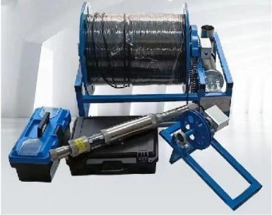 Cámara de agujero con 200m de longitud de cable y control de pantalla táctil para la industria de la construcción