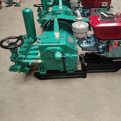 Potente bomba de barro de perforación BW160-10 1450×745×970mm Dimensiones generales 11kW Motor de potencia de entrada para perforación de trabajo pesado
