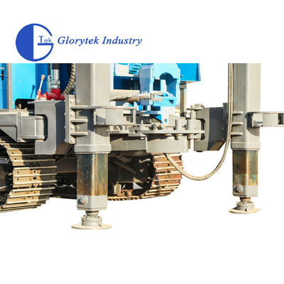 GL600S Excavadora de pozos de agua de tipo de rastreador de acero con martillo DTH o bomba de barro para perforación