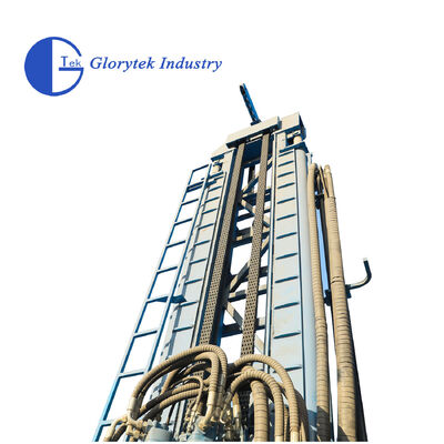 GL600S Excavadora de pozos de agua de tipo de rastreador de acero con martillo DTH o bomba de barro para perforación