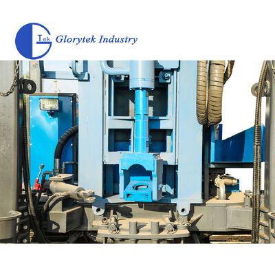 GL600S Excavadora de pozos de agua de tipo de rastreador de acero con martillo DTH o bomba de barro para perforación