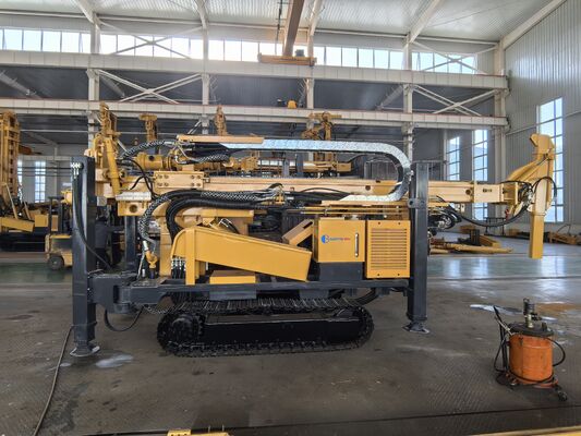 Equipo de perforación RC hidráulico completo, plataforma de perforación con martillo superior, 300 metros de profundidad