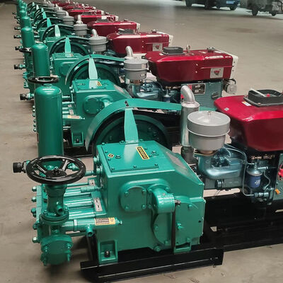 Bomba de pistón de acción única de tres cilindros horizontal de alta calidad para perforación de núcleo