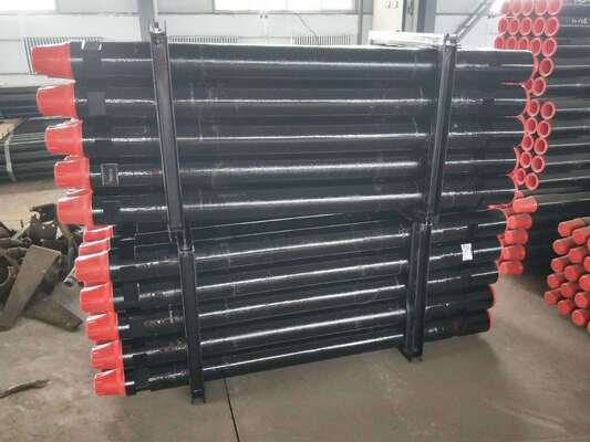 Barra de perforación para pozos de agua de acero al carbono de 114 mm de diámetro y 6090 mm de longitud para equipos de perforación