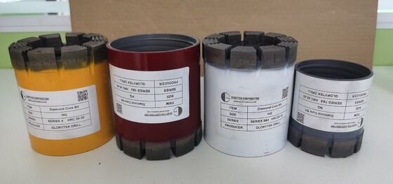 Especificaciones completas BQ/NQ/HQ/PQ Coring Diamond Core Bits con larga vida útil para la exploración minera