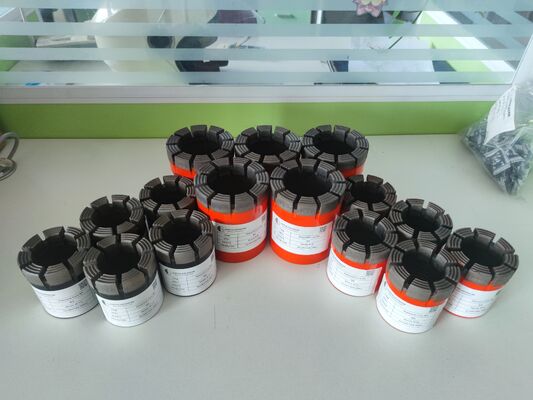 Especificaciones completas BQ/NQ/HQ/PQ Coring Diamond Core Bits con larga vida útil para la exploración minera