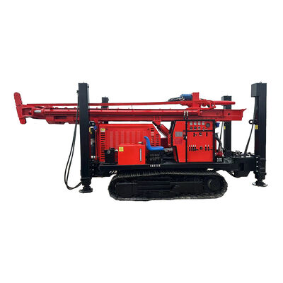GL350S Fully Hydraulic Track Mounted Water Well Borehole Drill Rig for 350m Depth Drilling