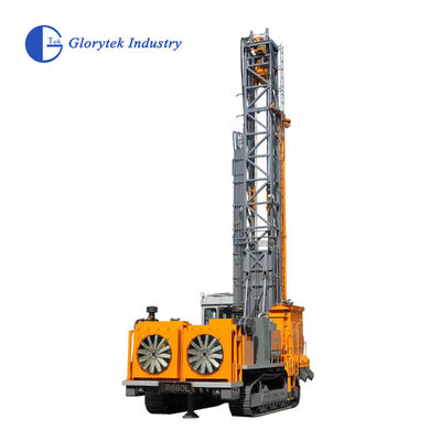 R880L Rig de perforación de minería rotativa de superficie integrada Tricone Adecuado para diámetros de agujeros de 150-230 mm y profundidades de perforación de hasta 54 m
