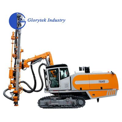 T645 Taladro percutor de superficie integrada/plataforma de perforación con taladro hidráulico completo de alta presión y alta frecuencia