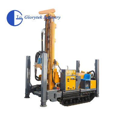 GL180R Rubber Crawler Borehole Water Well Drill Rig Drilling 180M Depth 