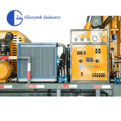 Full Hydraulic Truck Water Well Drilling Rig, 500m Depth, 105-350mm Diameter Range